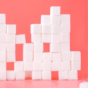 Cubos de açúcar Imagem